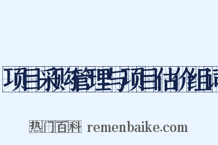 项目采购管理与项目估价组词是什么意思的图片